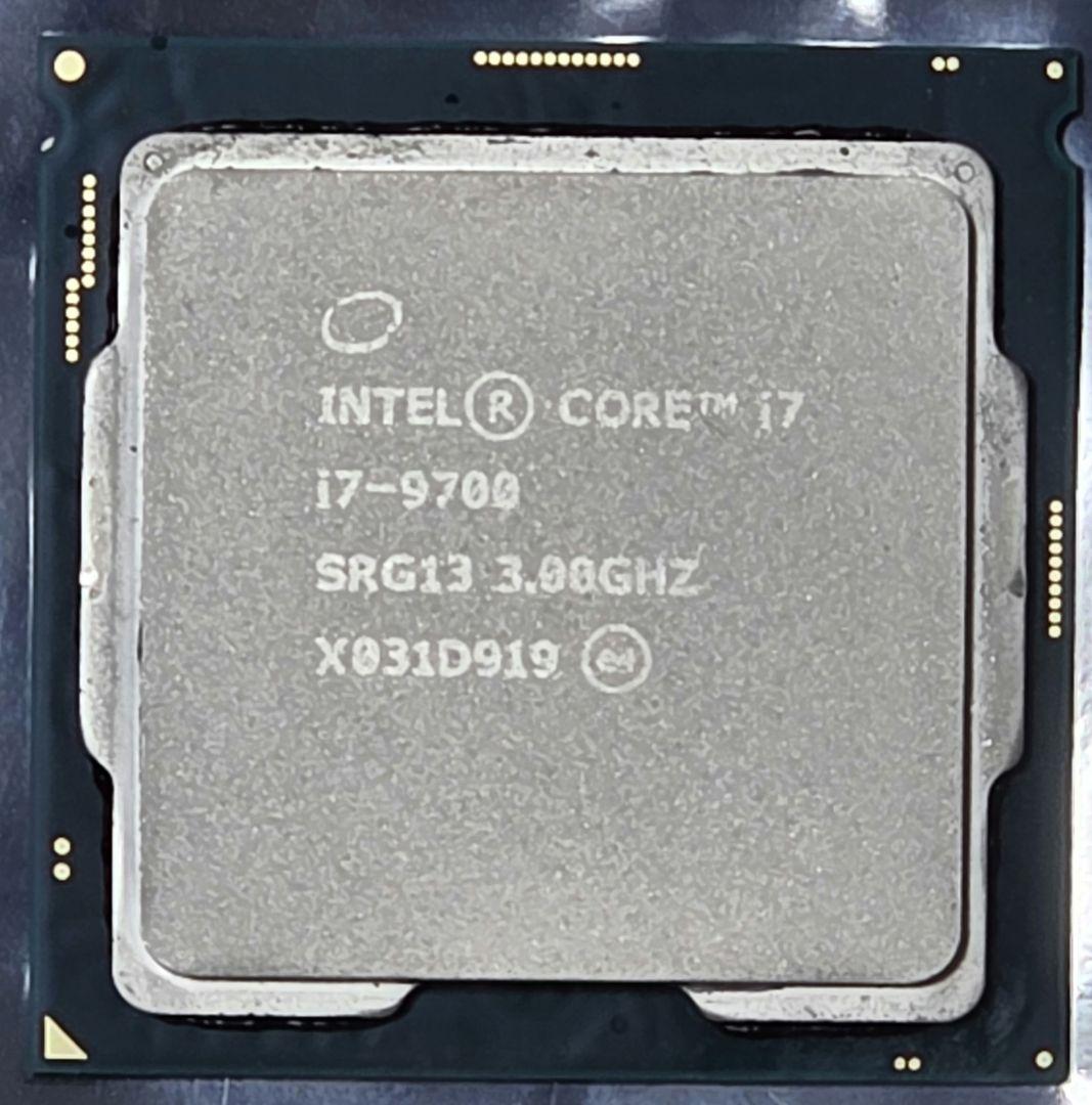 CPU Intel Core i7-9700 CPU 3.00GHz