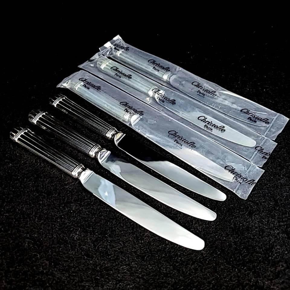 〇未使用〇クリストフル デザートナイフ　アリア Aria　6本