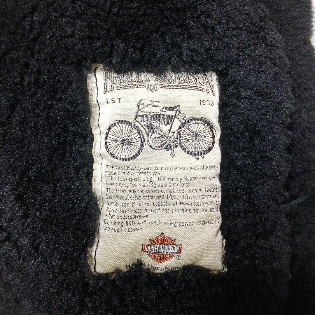 ✨希少サイズ42✨ハーレーダビッドソン　B-3 ムートン　フライトジャケット　黒