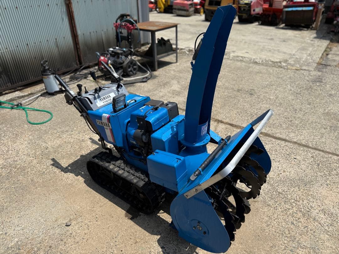 「新潟県長岡市発」ヤマハ除雪機YT875E　HST8馬力75㎝幅　動作確認済み