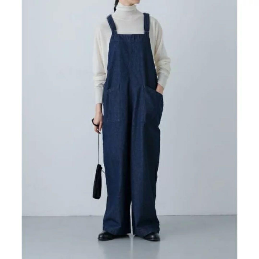 かぐれ　バッククロスデニムサロペット