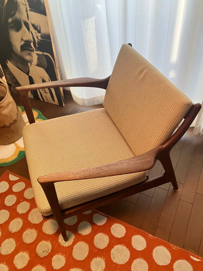 デンマーク　北欧家具　ヴィンテージ　イージーチェア