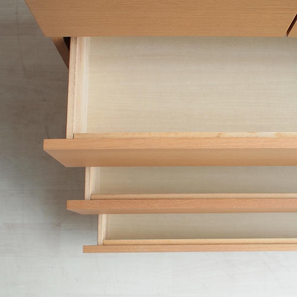 廃盤品 無印良品/MUJI オーク材 4段チェスト ナチュラル ZR23275