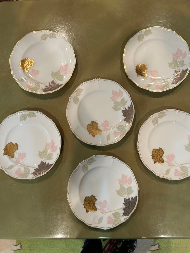 【大倉陶園】サラダプレート6枚