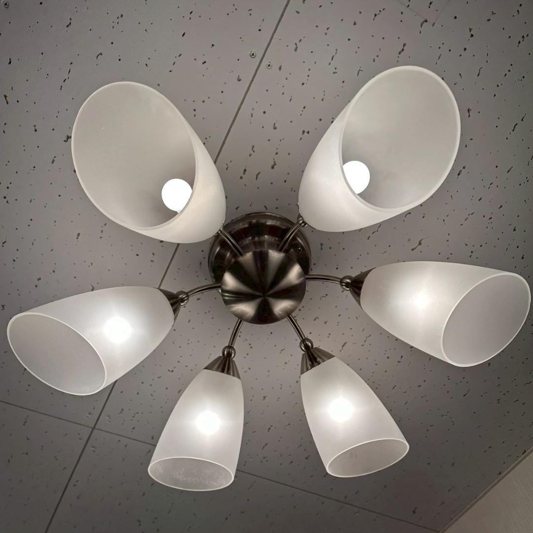 【希少】TOSHIBA IC80157-6G シャンデリア 6灯 生産完了品 ①