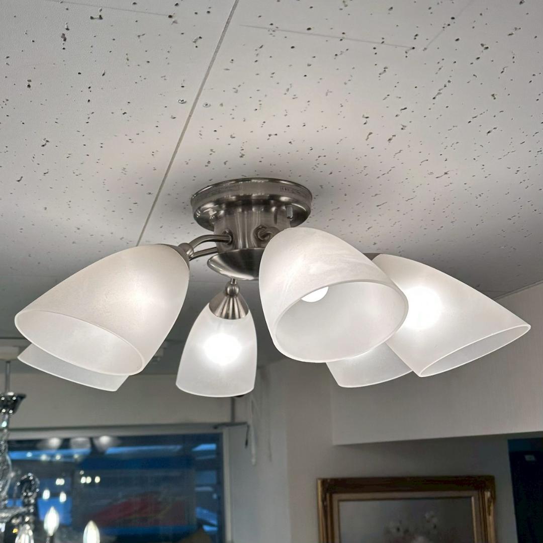 【希少】TOSHIBA IC80157-6G シャンデリア 6灯 生産完了品 ①