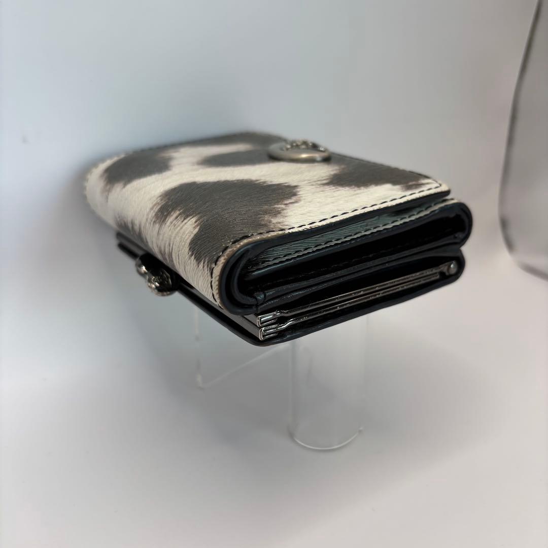 vivienne westwood 三つ折り財布　レオパード　がま口　ADVAN