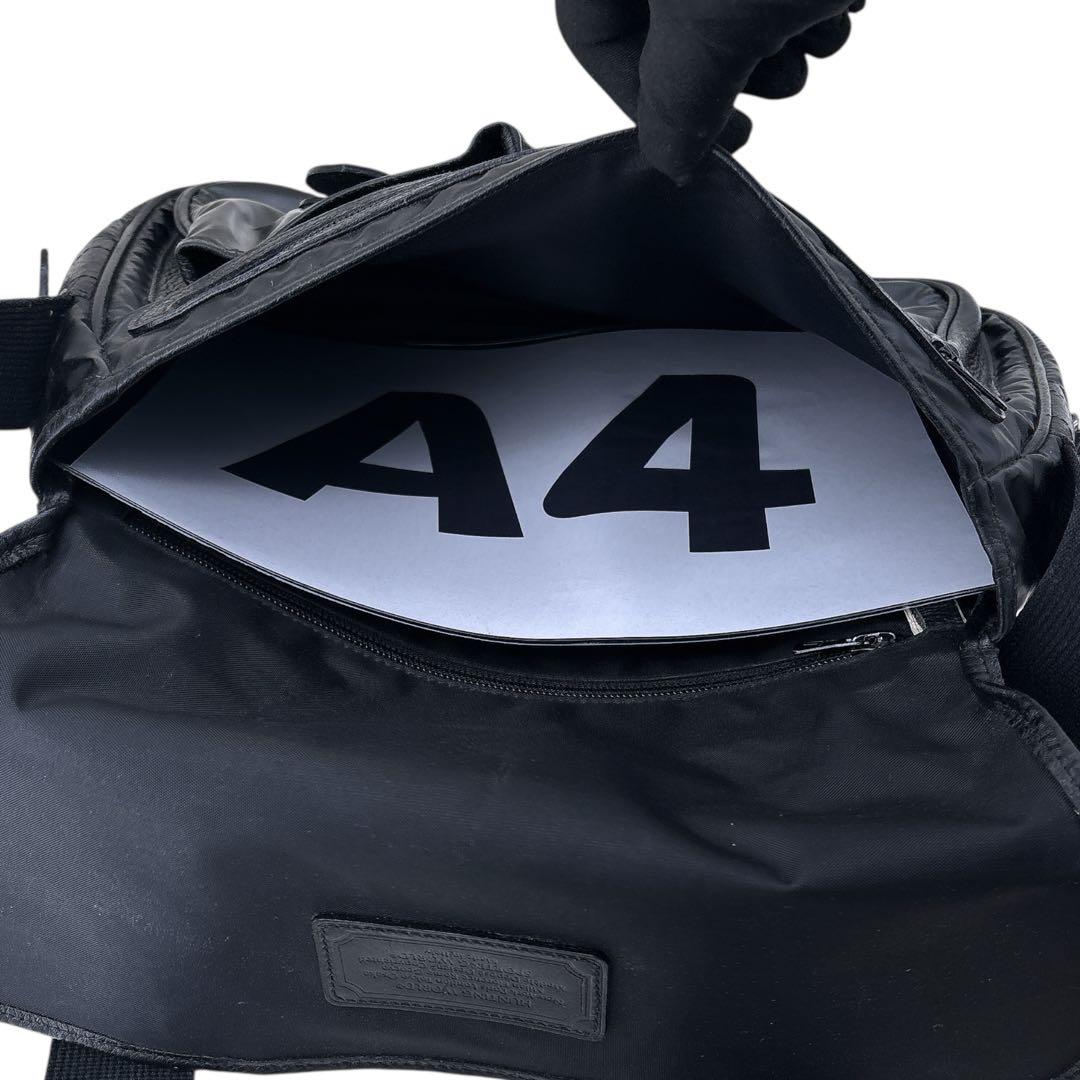 【希少サイズ】美品ハンティングワールド メッセンジャーバッグ ショルダーバッグ