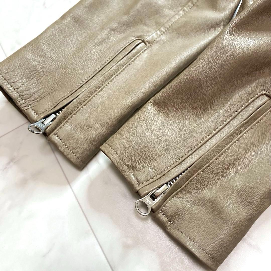 極美品✨スローブイエナ　羊革　レザー　ライダースジャケット　L 40