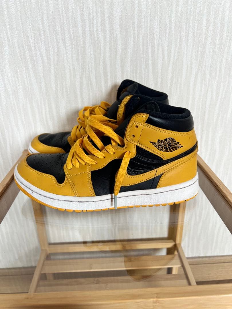 エアジョーダン 1 ゴルフシューズ ハイカット 黒/黄色