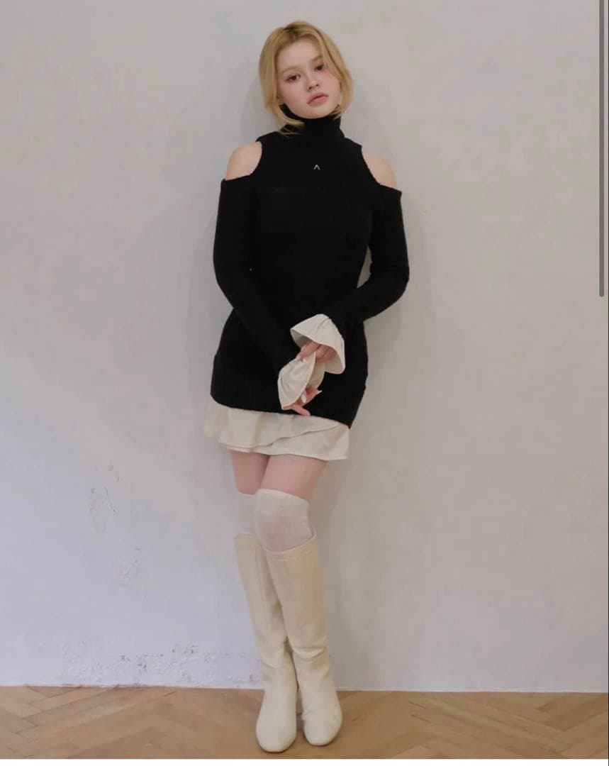 [正規品]andmary Demi knit mini dress