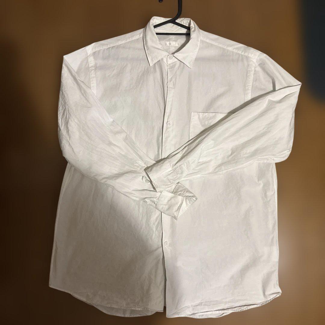 COMOLI シャツ サイズ1 ホワイト