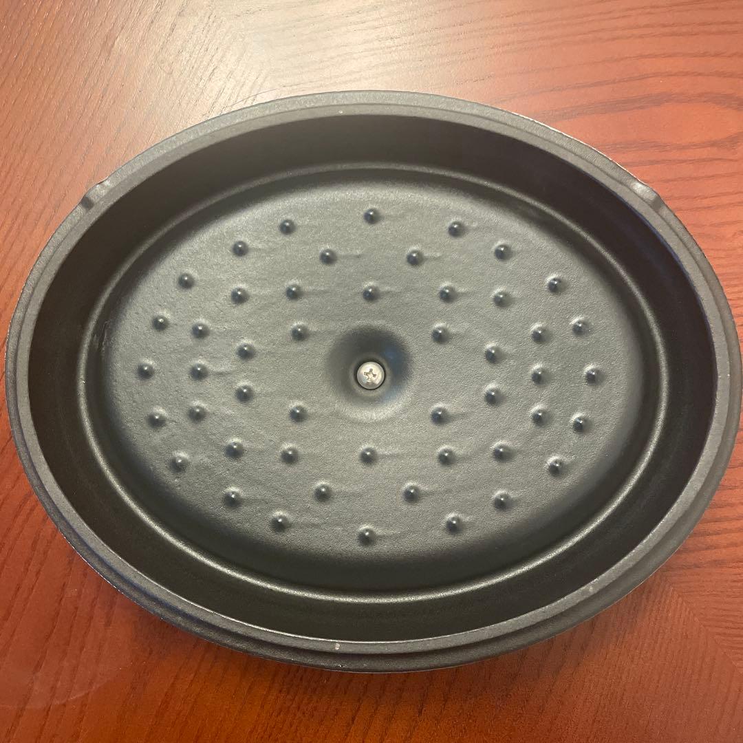 LAVA ラヴァ オーバル キャセロール マジョリカ ホワイト 25cm