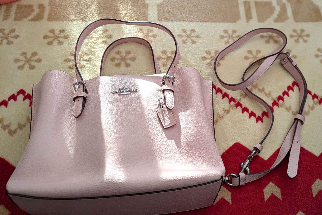 【ピンクローズさま専用】COACH コーチ バッグ ハンドバッグ　ピンク