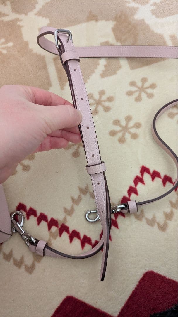 【ピンクローズさま専用】COACH コーチ バッグ ハンドバッグ　ピンク