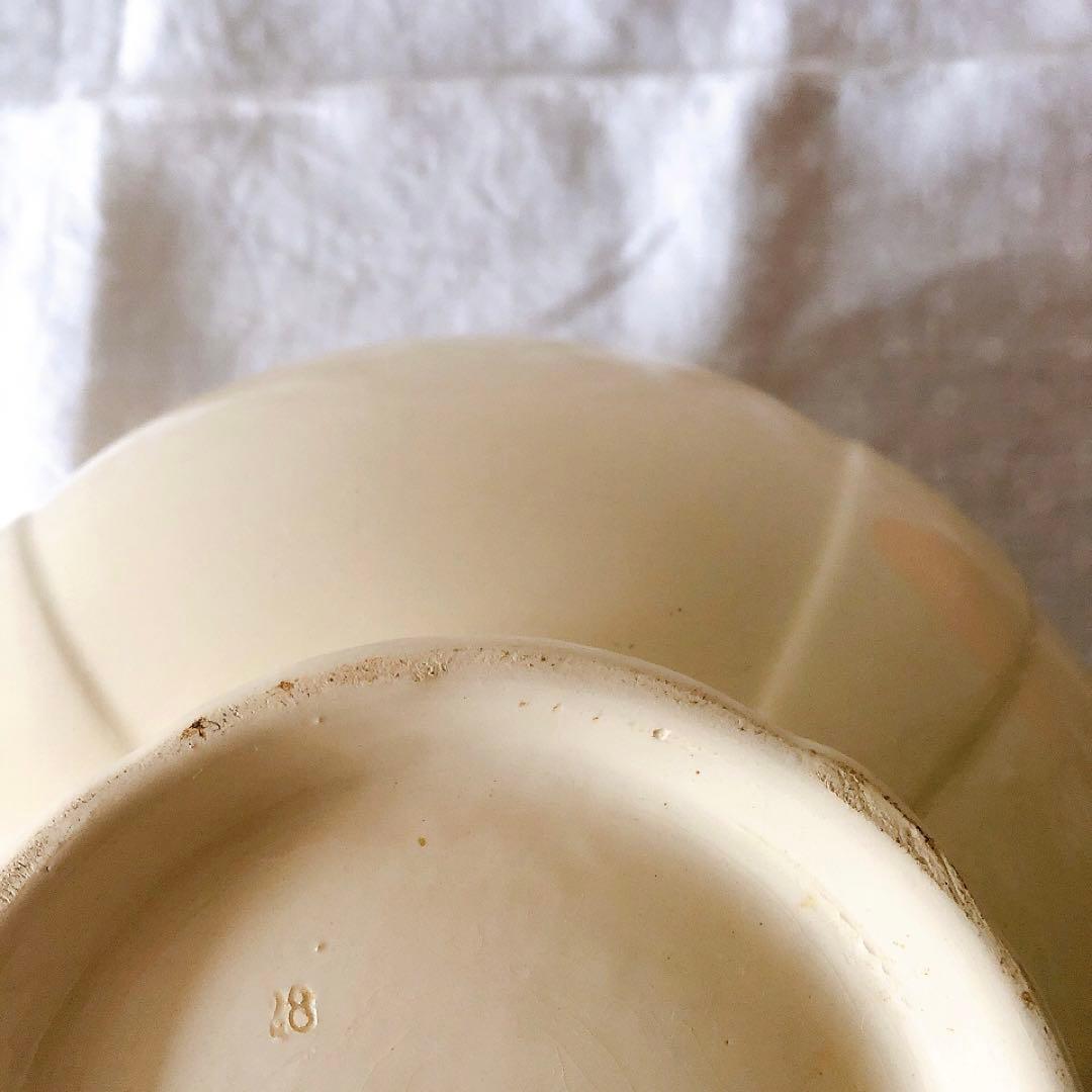 ディゴワンサルグミンヌ 花リムスーピエール フランスアンティーク食器　ブロカント