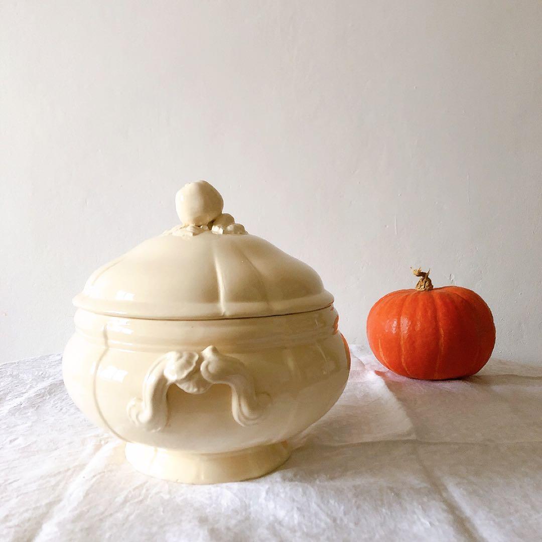 ディゴワンサルグミンヌ 花リムスーピエール フランスアンティーク食器　ブロカント