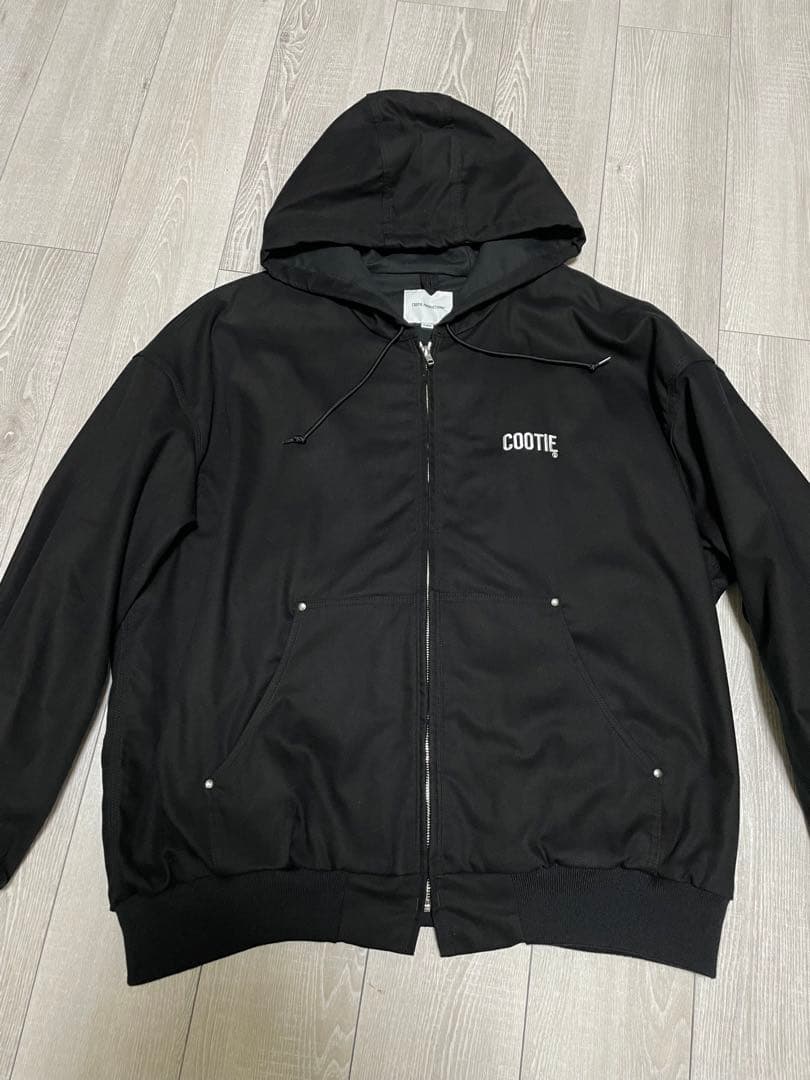 ジャケット・アウター cootie Abyss Dyed Duck Hooded work jkt