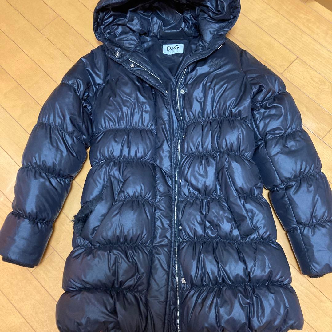 D&G.JUNIORダウンコート黒