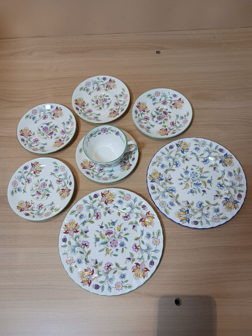 Minton　ミントン　花柄食器セット 8点 陶器製