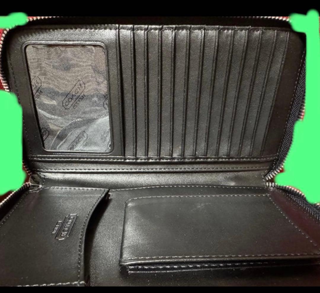 コーチCOACH ダブルジップダブルファスナー長財布