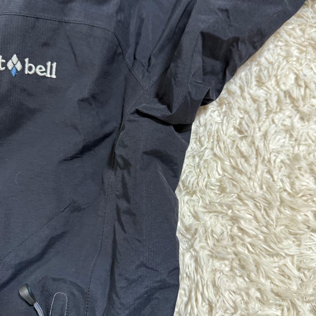 ✨mont-bell✨シャルモパーカ ブラック黒 フード収納可能 M　モンベル