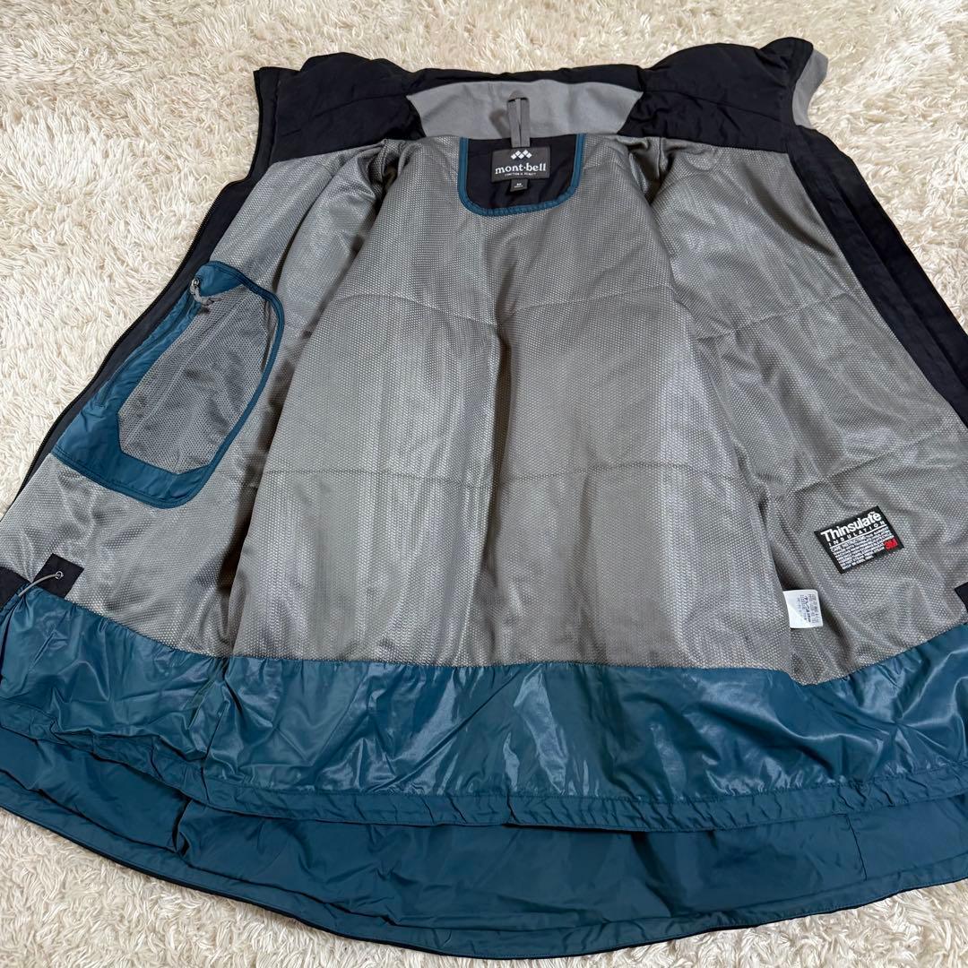 ✨mont-bell✨シャルモパーカ ブラック黒 フード収納可能 M　モンベル