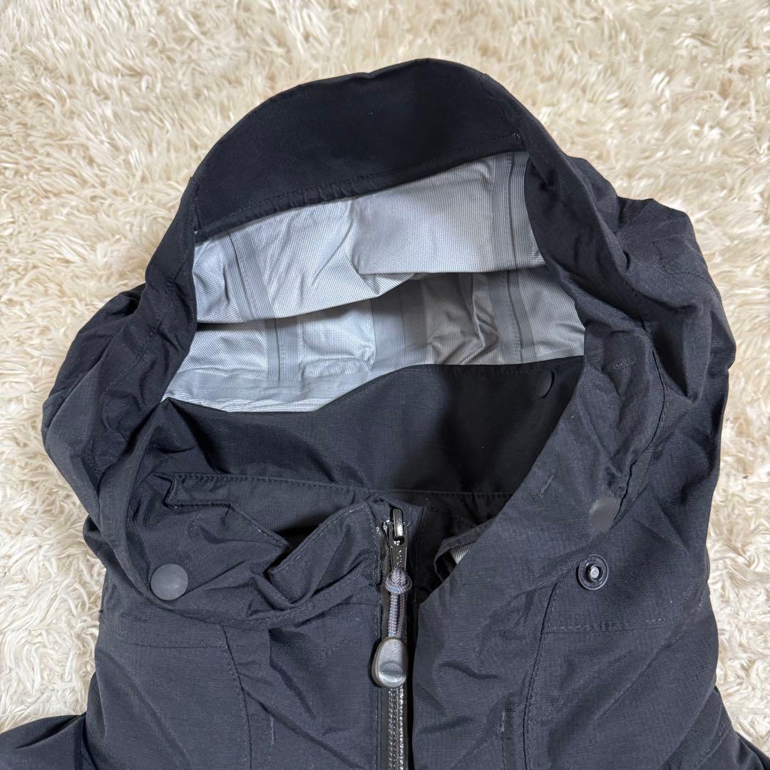 ✨mont-bell✨シャルモパーカ ブラック黒 フード収納可能 M　モンベル