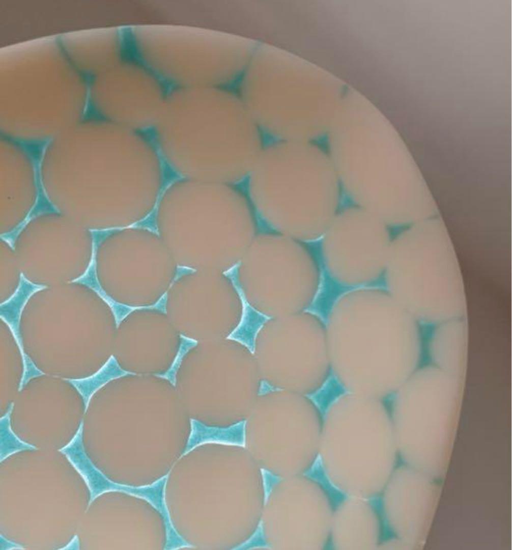 田子美紀さん⭐︎楕円形のドット模様プレート