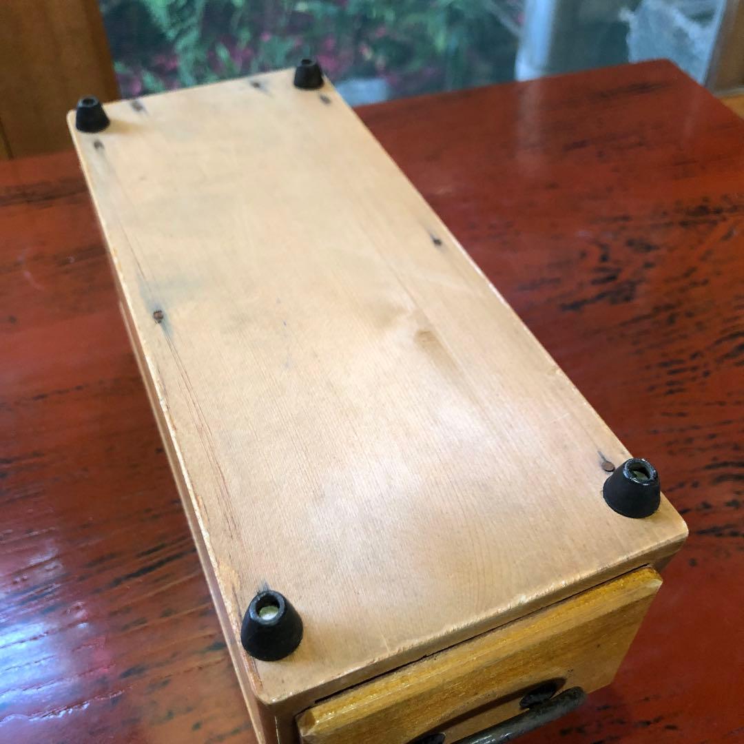 木曽檜製 特製 兎印 木製かつお節削り器 引き出し付き