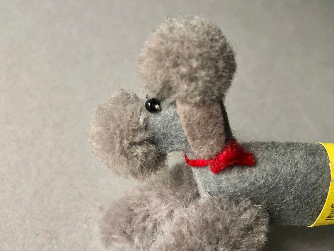 Steiff ポンポンプードル グレー