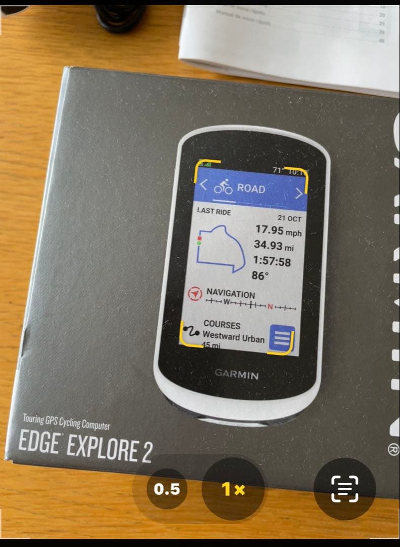 未使用　GARMIN EDGE EXPLORE 2 サイクルコンピューター