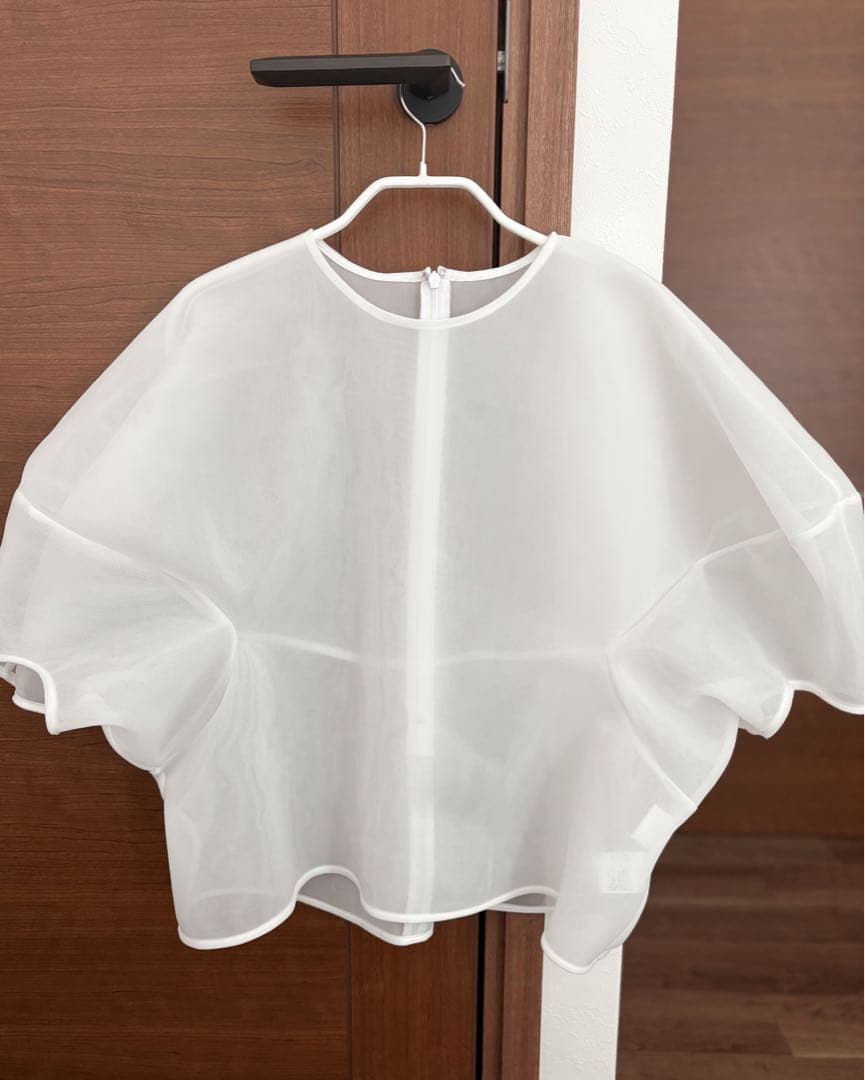 LIten Sheer Sculpture Tops シアー ブラウス