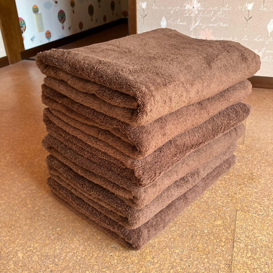 ETBELLA タオルケット6枚セット　160cm x 90cm 綿100%