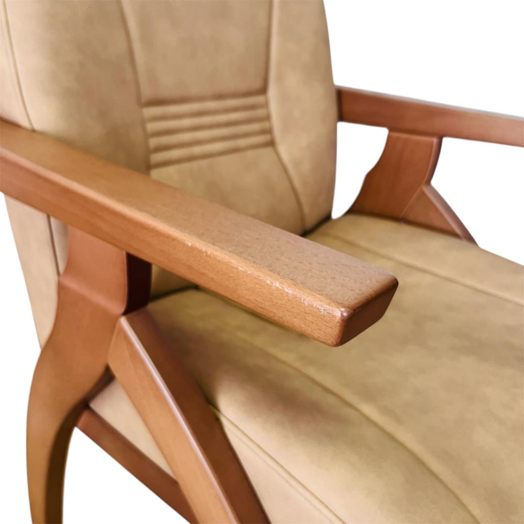 ポスチャーサポートチェア PSC-IV アーモンド(レザータッチ) 1脚