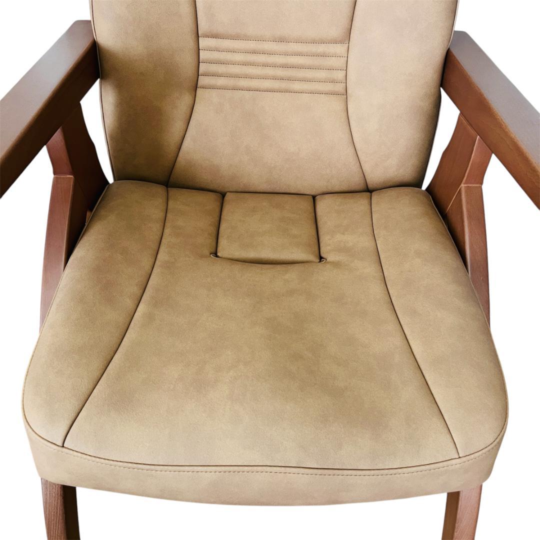 ポスチャーサポートチェア PSC-IV アーモンド(レザータッチ) 1脚