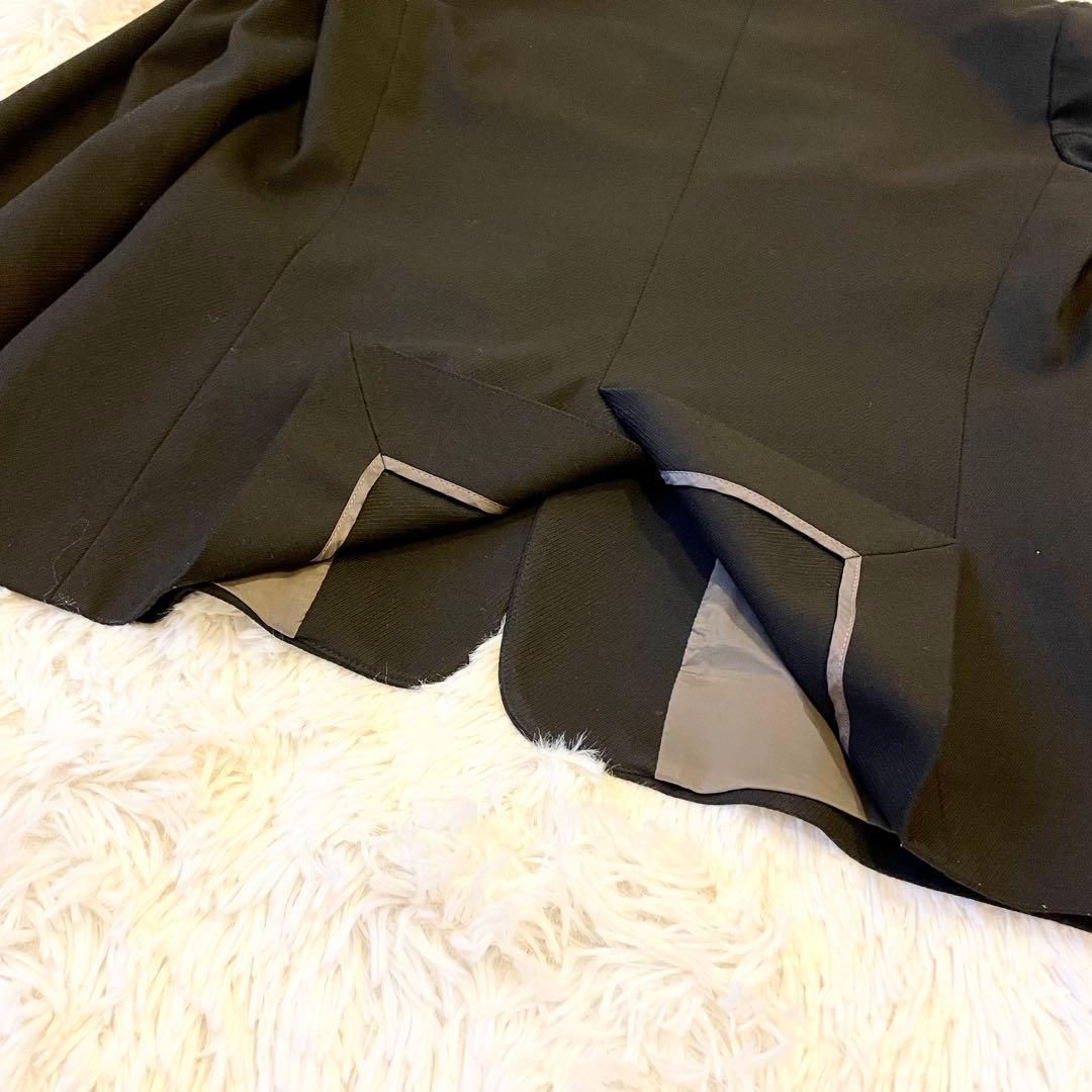 グリーンレーベルリラクシング カチリラ スーツ ノーカラーセットアップ ブラック