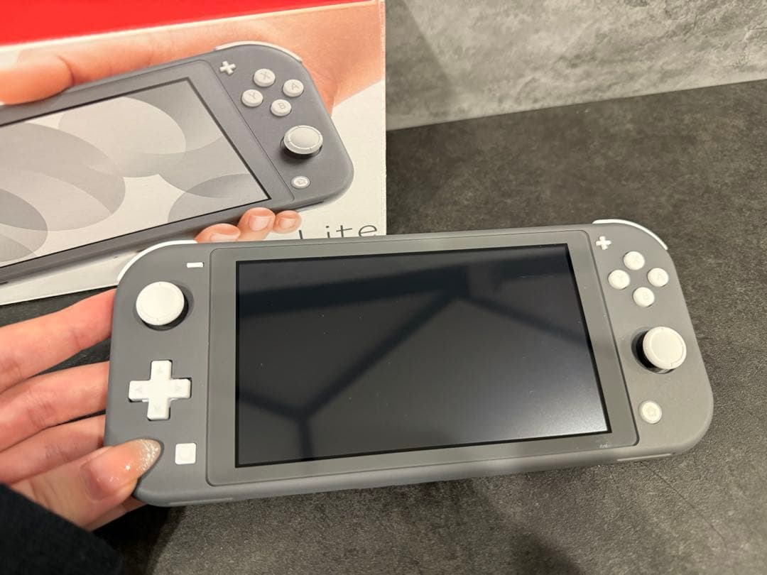 かぐらゐ　Nintendo Switch Lite グレー 本体 箱付き