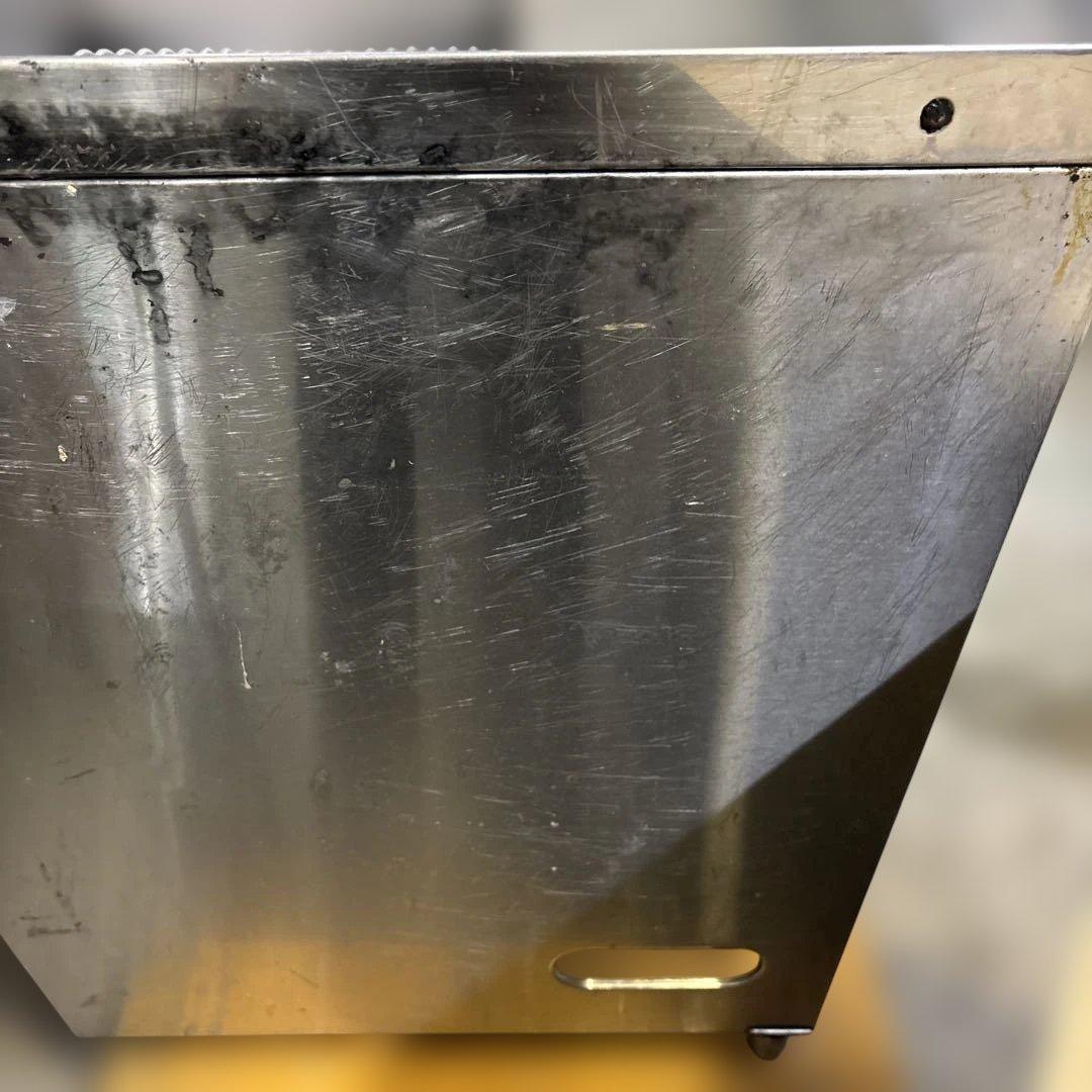 業務用ステンレスフライヤー 2コンパートメントタニコー製NB-TGFL-C87W