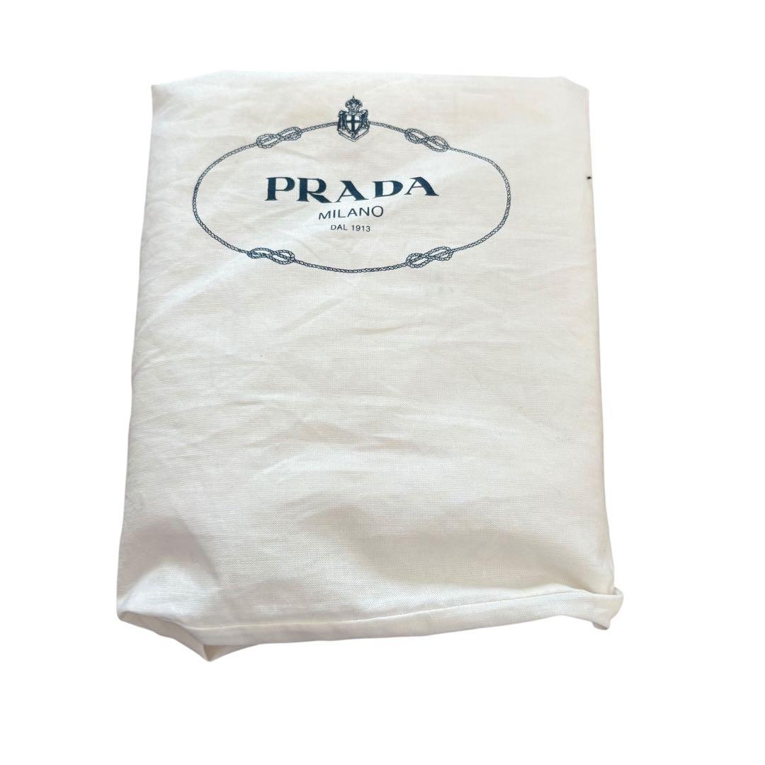 PRADA カナパ 黒 キャンバス トート 保存袋付　ブラック