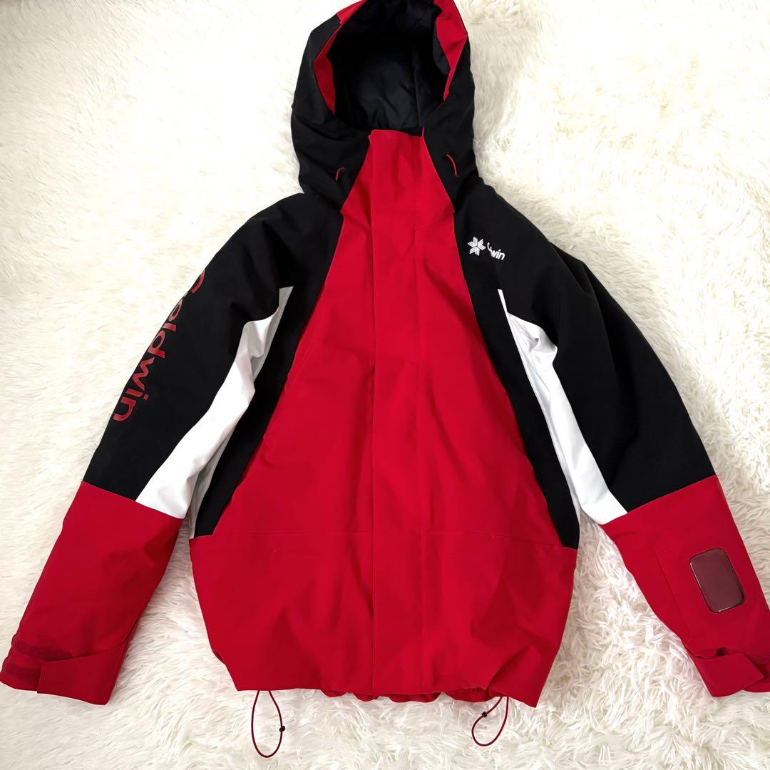 ゴールドウイン GOLDWIN スキーウェア　赤　上下セット　上L 下XL