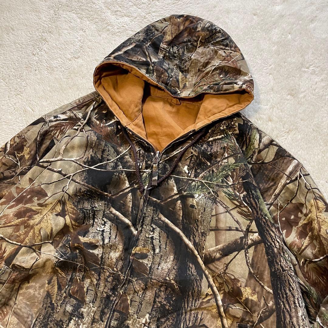 Vintage リバーシブル　リアルツリー　ダック　アクティブジャケット
