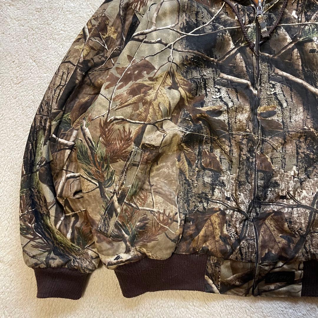 Vintage リバーシブル　リアルツリー　ダック　アクティブジャケット