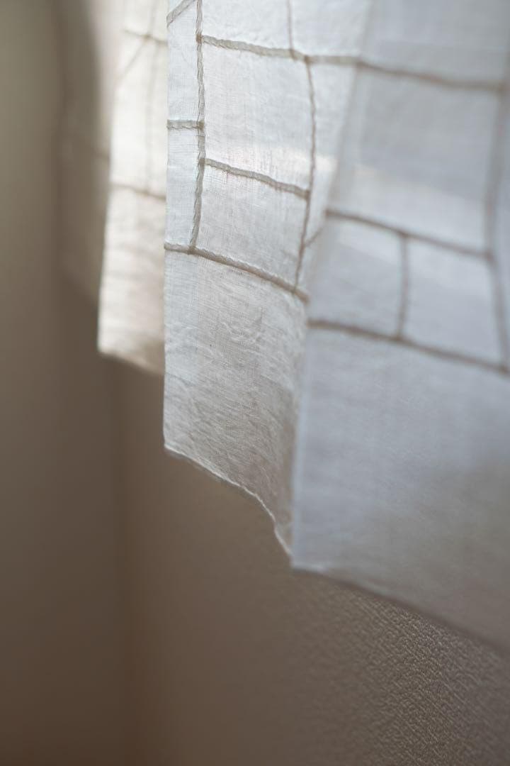 手縫い　ポジャギ　120×80 カフェカーテン　カーテン　暖簾