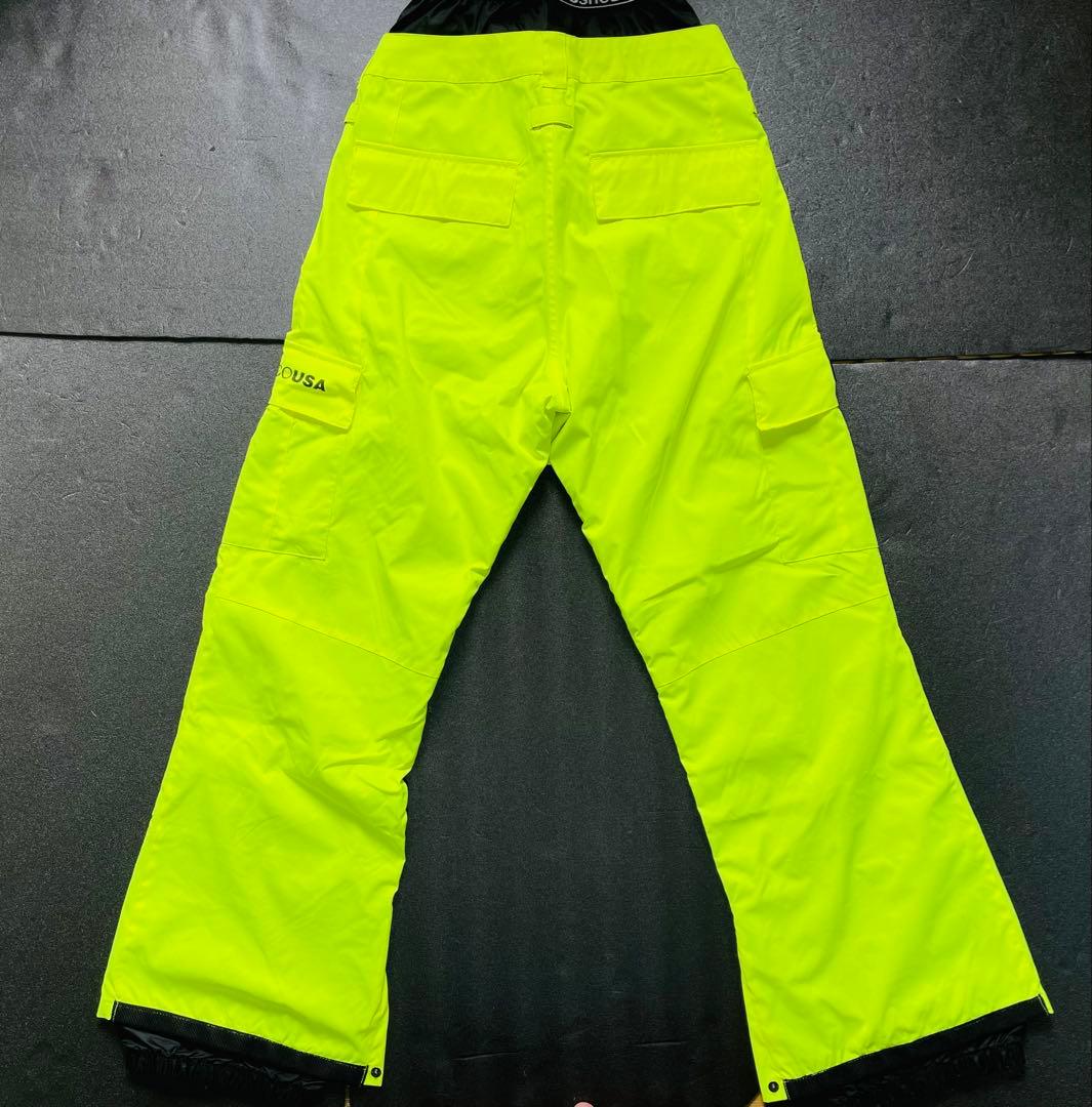 DC スノーボード 上下セット ホワイト/イエロー