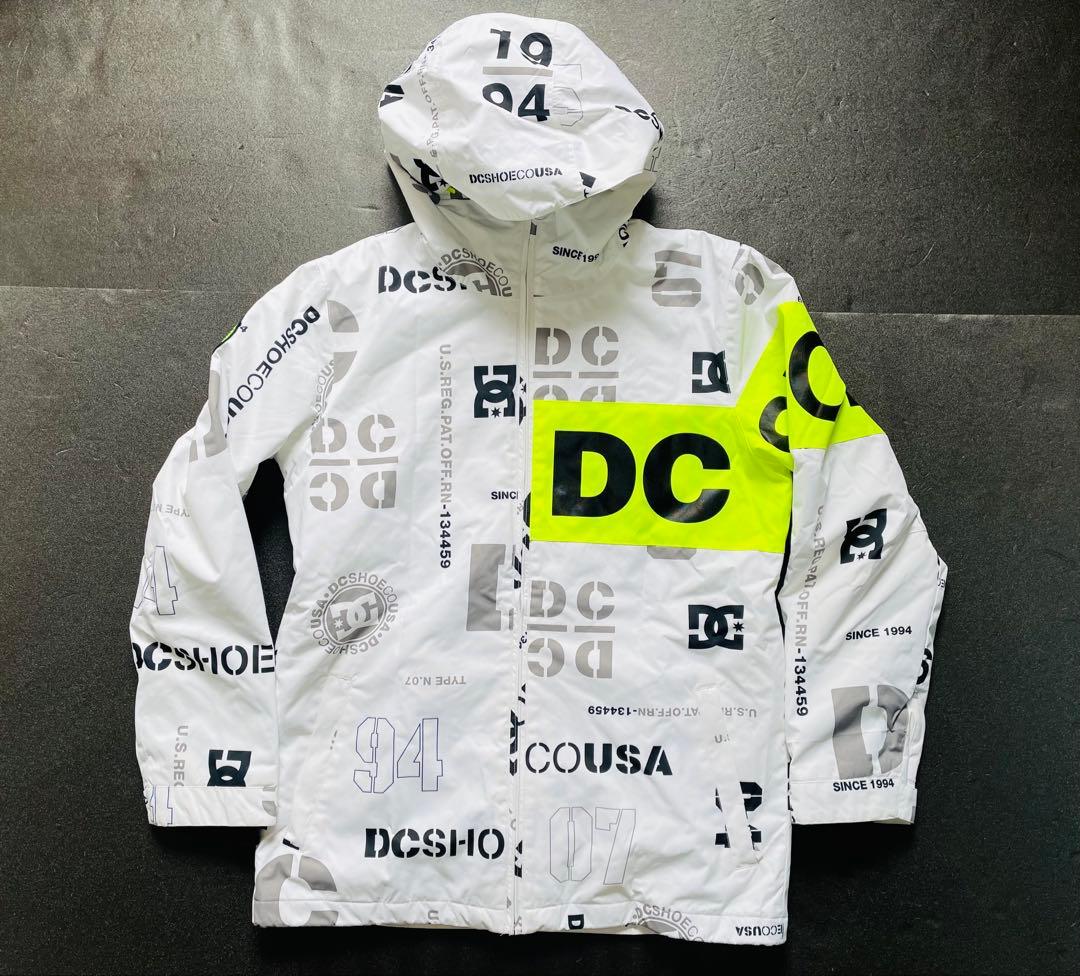 DC スノーボード 上下セット ホワイト/イエロー