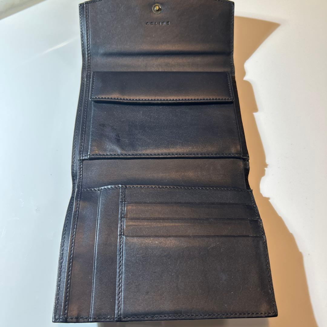 セリーヌ　三つ折り革財布
