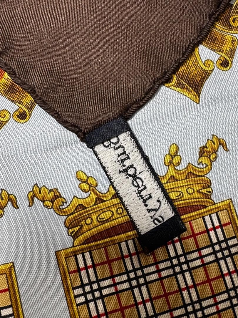 良品　BURBERRY　スカーフ　ｗ2825-1209-⑤-④
