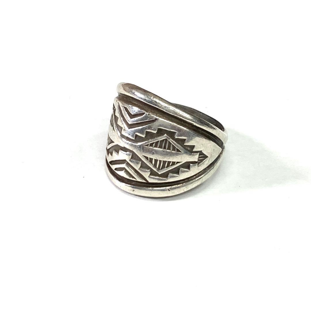 TROY LANER トロイラナー スタンプワークリング　インディアンジュエリー