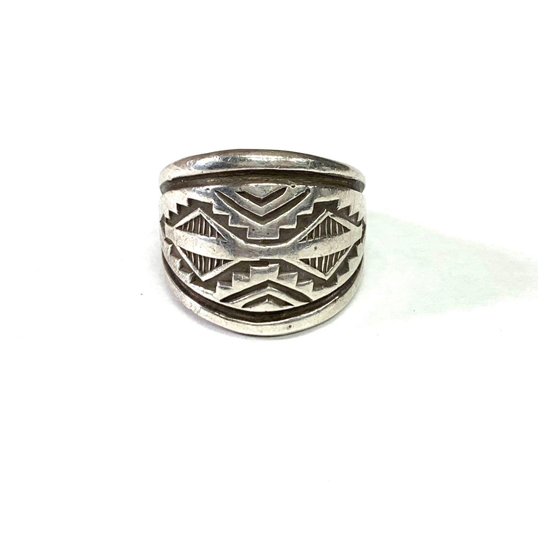 TROY LANER トロイラナー スタンプワークリング　インディアンジュエリー